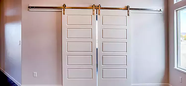 Glass Barn Door with Installation Hardware Kit Marshalltown